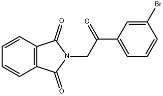 2-[2-(3-Bromo-phenyl)-2-oxo-ethyl]-isoindole-1,3-dione Structure