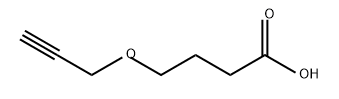 Butanoic acid, 4-(2-propyn-1-yloxy)- 구조식 이미지