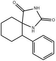 6-Phenyl-1,3-diazaspiro[4.5]decane-2,4-dione 구조식 이미지