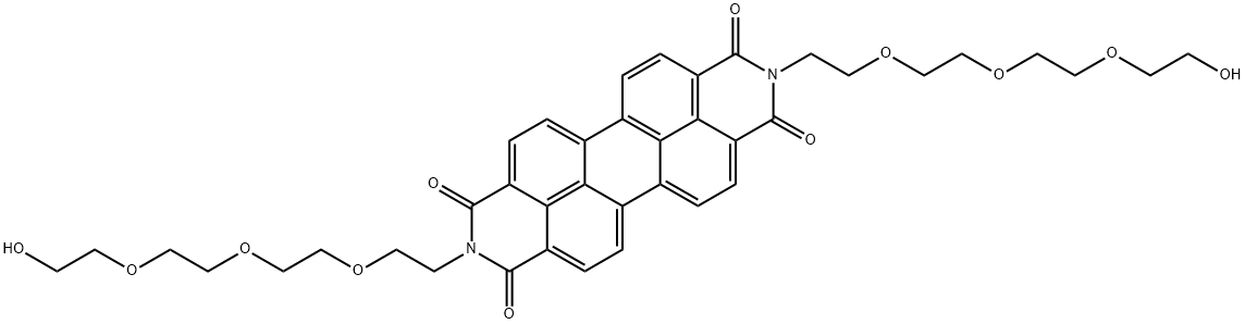 bis-N,N'-(2-(2-(2-(2-hydroxyethoxy)ethoxy)ethoxy)ethyl)-3,4, Structure