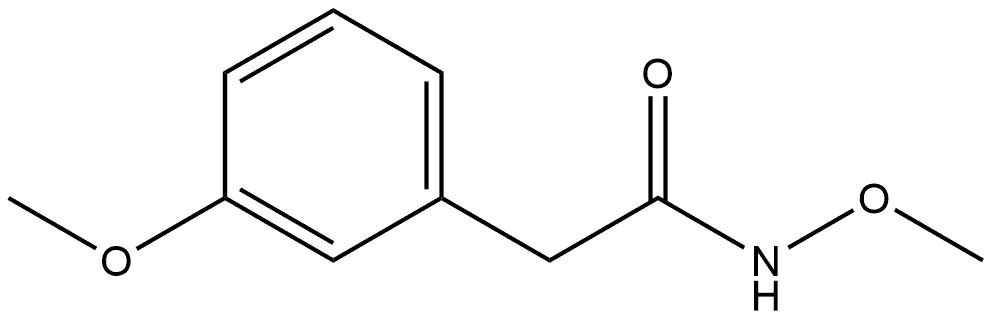 N,3-Dimethoxybenzeneacetamide Structure