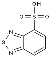 2,1,3-Benzothiadiazole-4-sulfonic acid 구조식 이미지