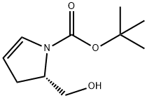 1H-Pyrrole-1-carboxylic acid, 2,3-dihydro-2-(hydroxymethyl)-, 1,1-dimethylethyl ester, (2S)- Structure