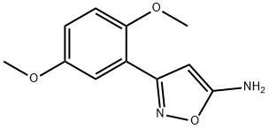 5-Isoxazolamine, 3-(2,5-dimethoxyphenyl)- Structure