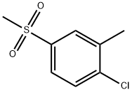 1-Chloro-2-methyl-4-(methylsulfonyl)benzene Structure