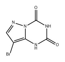 Pyrazolo[1,5-a]-1,3,5-triazine-2,4(1H,3H)-dione, 8-bromo- 구조식 이미지