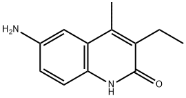 2(1H)-Quinolinone,6-amino-3-ethyl-4-methyl-(9CI) Structure