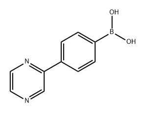 Boronic acid, B-[4-(2-pyrazinyl)phenyl]- Structure