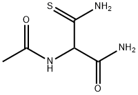 Propanamide, 2-(acetylamino)-3-amino-3-thioxo- Structure