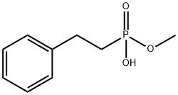 Phosphonic acid, (2-phenylethyl)-, monomethyl ester (9CI) Structure