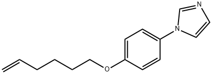 1H-Imidazole, 1-[4-(5-hexen-1-yloxy)phenyl]- Structure