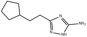 5-(2-Cyclopentylethyl)-1H-1,2,4-triazol-3-amine (HNO3) Structure