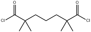 Heptanedioyl dichloride, 2,2,6,6-tetramethyl- Structure