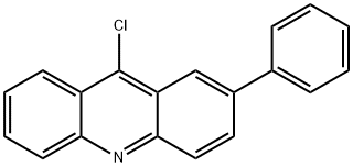 Acridine, 9-chloro-2-phenyl- Structure