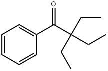 2,2-diethyl-1-phenylbutan-1-one Structure