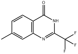 7-Methyl-2-(trifluoromethyl)quinazolin-4(3H)-one Structure