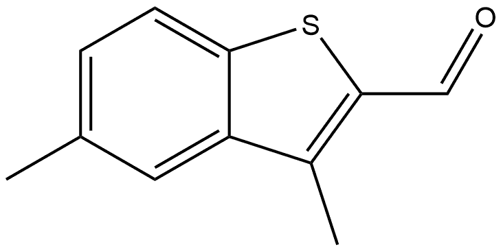 3,5-dimethylbenzo[b]thiophene-2-carbaldehyde Structure