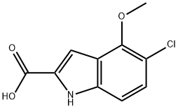 5-chloro-4-methoxy-1H-indole-2-carboxylic acid Structure