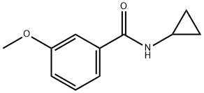 Benzamide, N-cyclopropyl-3-methoxy- Structure