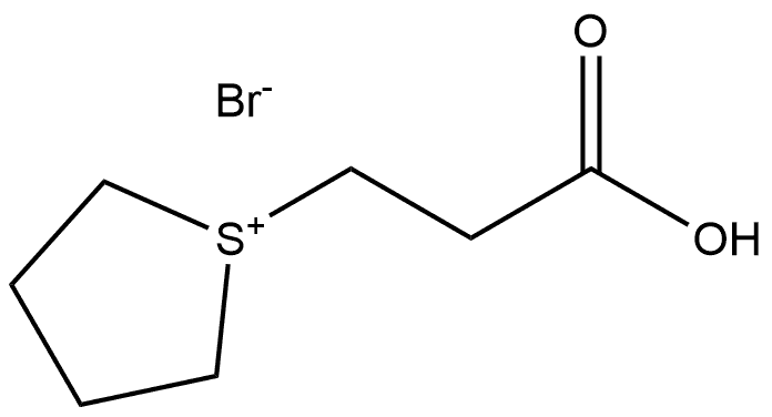 1-(2-carboxyethyl)tetrahydro-1H-thiophen-1-iumbromide Structure