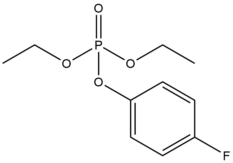 Diethyl 4-fluorophenyl phosphate Structure