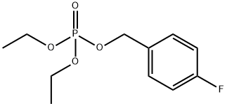 (4-Fluorophenyl)methylphosphoric acid diethyl ester Structure