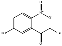 Ethanone, 2-bromo-1-(5-hydroxy-2-nitrophenyl)- Structure