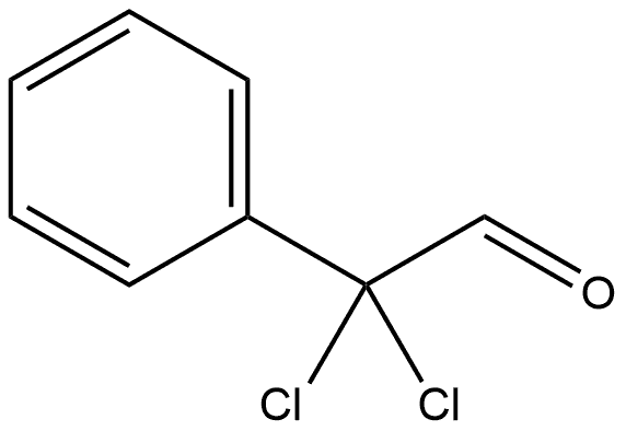 Benzeneacetaldehyde, α,α-dichloro- Structure