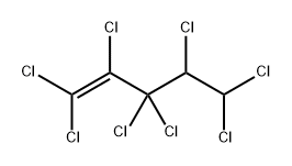 1-Pentene, 1,1,2,3,3,4,5,5-octachloro- 구조식 이미지