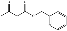 Butanoic acid, 3-oxo-, 2-pyridinylmethyl ester Structure