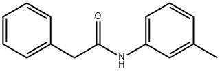 Benzeneacetamide, N-(3-methylphenyl)- 구조식 이미지