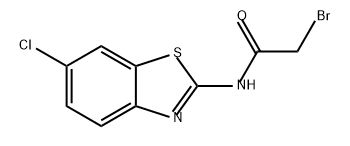 Acetamide, 2-bromo-N-(6-chloro-2-benzothiazolyl)- Structure