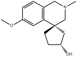 cis-6''-Methoxy-2''-methyl-2'',3''-dihydro-1''H-spiro[cyclopentane-1,4''-isoquinolin]-3-ol 구조식 이미지