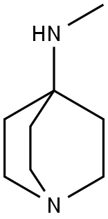 1-Azabicyclo[2.2.2]octan-4-amine, N-methyl- 구조식 이미지