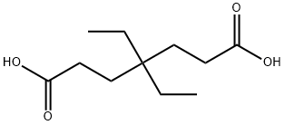 Heptanedioic acid, 4,4-diethyl- 구조식 이미지