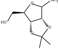 D-Ribofuranosylamine, 2,3-O-(1-methylethylidene)- Structure