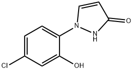 1-(4-Chloro-2-hydroxyphenyl)-1,2-dihydro-3H-pyrazol-3-one Structure