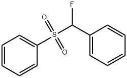 Benzene, [(fluorophenylmethyl)sulfonyl]- Structure