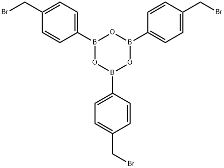 Boroxin, tris[4-(bromomethyl)phenyl]- (9CI) Structure