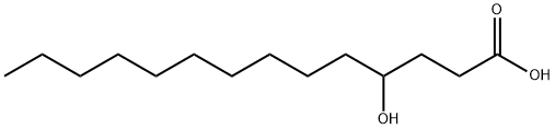 Tetradecanoic acid, 4-hydroxy- Structure