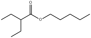 Butanoic acid, 2-ethyl-, pentyl ester Structure