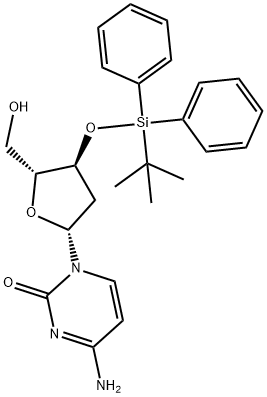 Cytidine, 2'-deoxy-3'-O-[(1,1-dimethylethyl)diphenylsilyl]- Structure