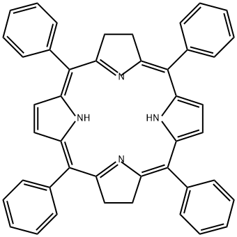 21H,23H-Porphine, 7,8,17,18-tetrahydro-5,10,15,20-tetraphenyl- Structure