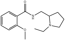 Benzamide, N-[(1-ethyl-2-pyrrolidinyl)methyl]-2-methoxy- Structure