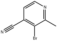 4-Pyridinecarbonitrile, 3-bromo-2-methyl- Structure