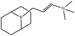 9-Borabicyclo[3.3.1]nonane, 9-[(2E)-3-(trimethylsilyl)-2-propen-1-yl]- Structure