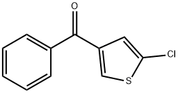 Methanone, (5-chloro-3-thienyl)phenyl- Structure