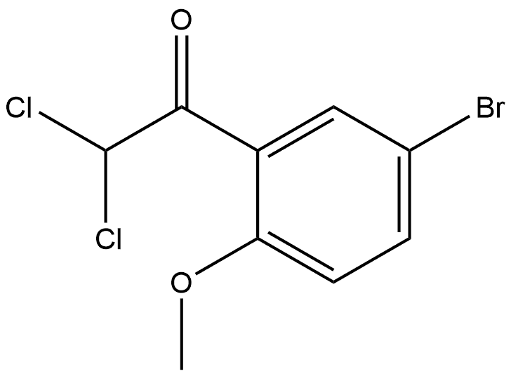 1-(5-bromo-2-methoxyphenyl)-2,2-dichloroethanone Structure