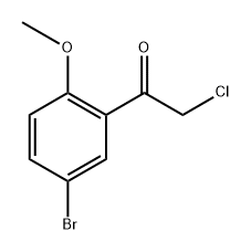 1-(5-Bromo-2-methoxyphenyl)-2-chloroethan-1-one Structure