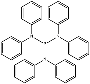 Phosphorous triamide, N,N,N',N',N'',N''-hexaphenyl- Structure